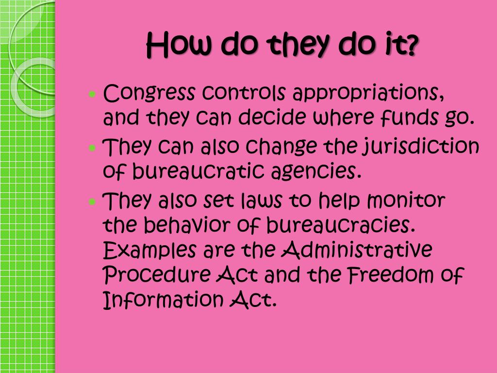 PPT - Examining Congress's Effectiveness in Overseeing the Federal ...