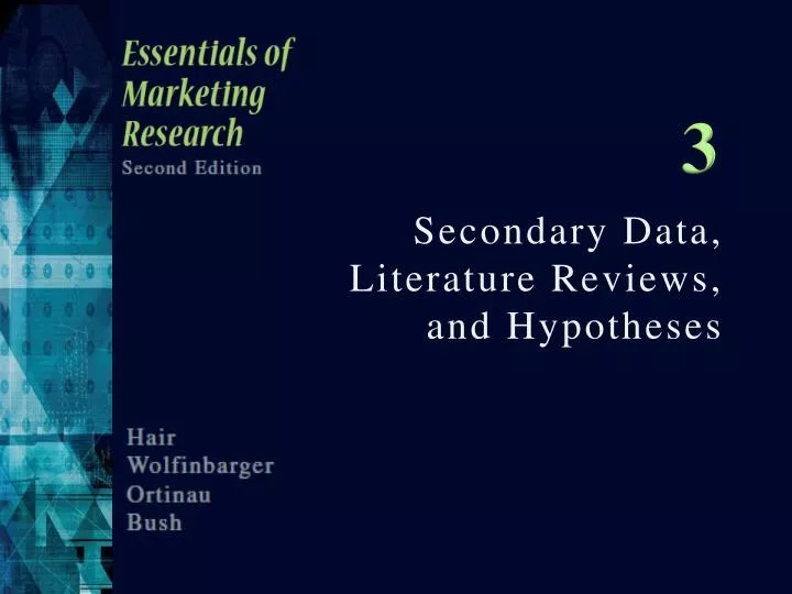 the secondary data literature review