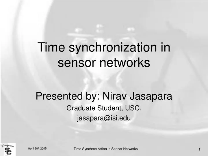 PPT Time synchronization in sensor networks PowerPoint Presentation