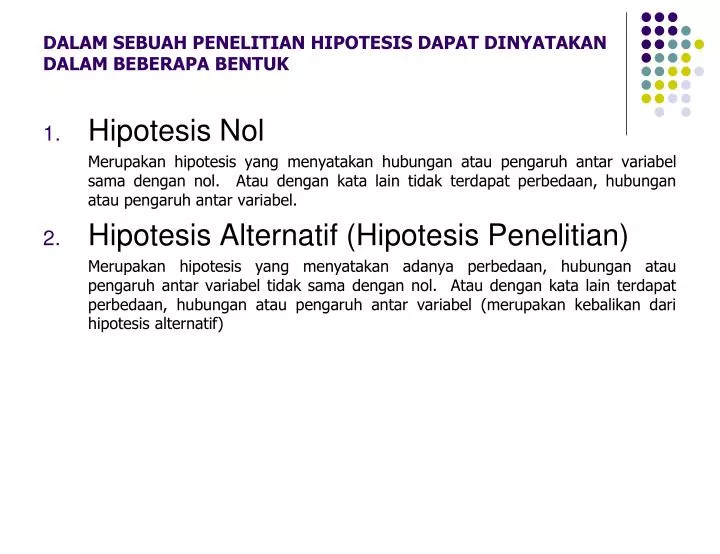 Pengertian Hipotesis Adalah Contoh Jenis Fungsi Dan Cara Membuatnya