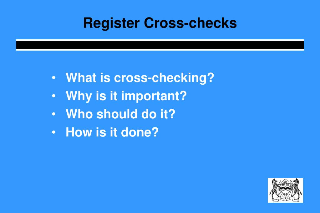 Cross Checking Numbers PPT - Module 10: Understanding Laboratory Data PowerPoint Presentation ...