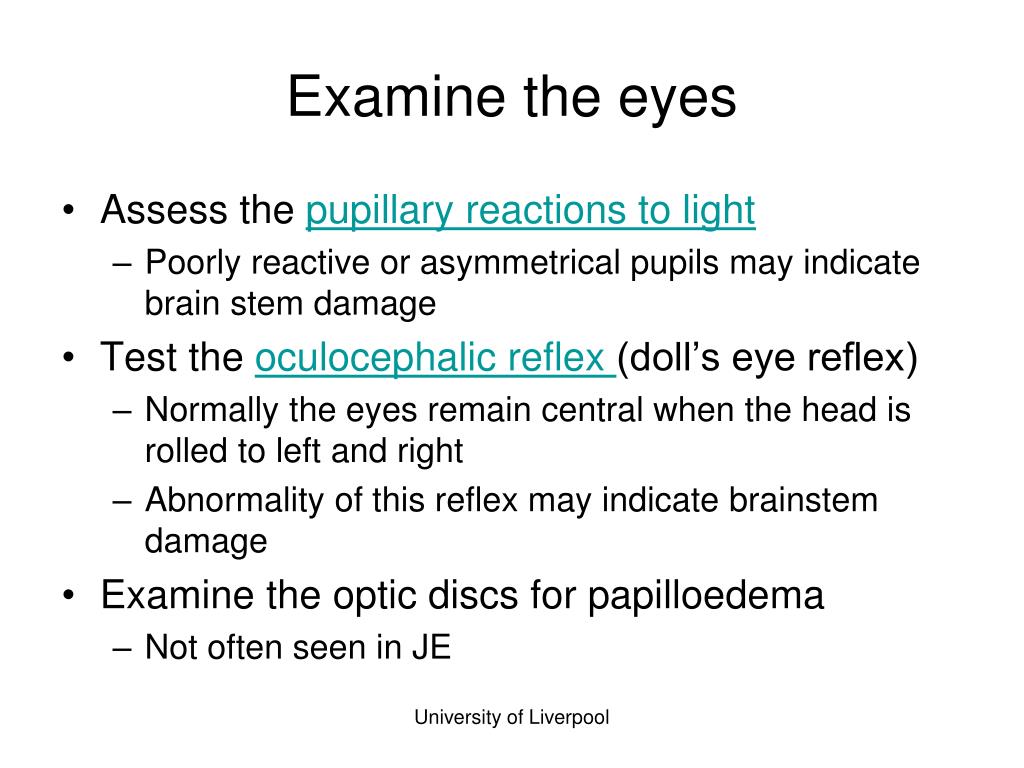 PPT Clinical Assessment of Children with Suspected Central Nervous