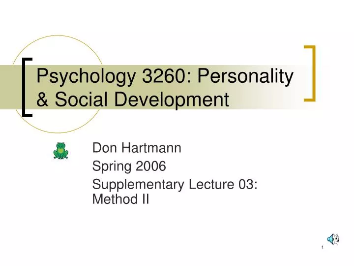 psychology 3260 personality social development n.