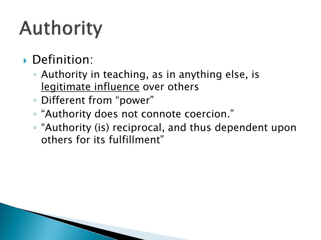 assignment authority definition