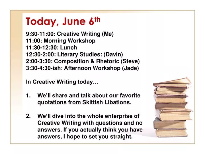 PPT Today, June 6 th PowerPoint Presentation, free download ID3087776