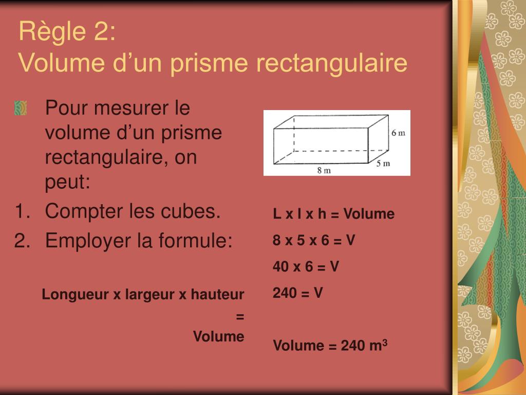 Aire D Un Prisme PPT - Le volume PowerPoint Presentation, free download - ID:3087913