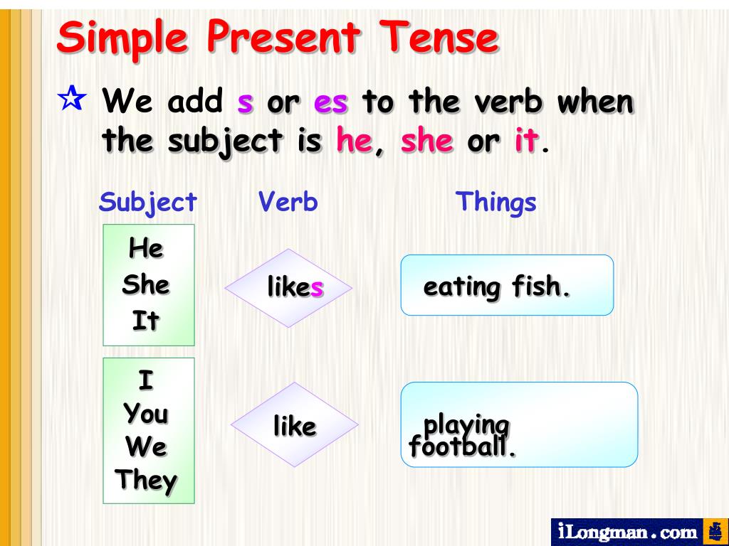 present simple tense presentation