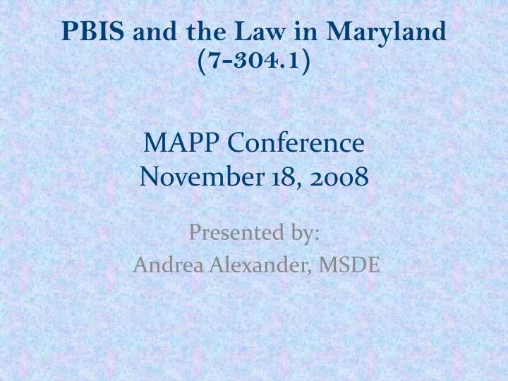 mapp conference november 18 2008 n.