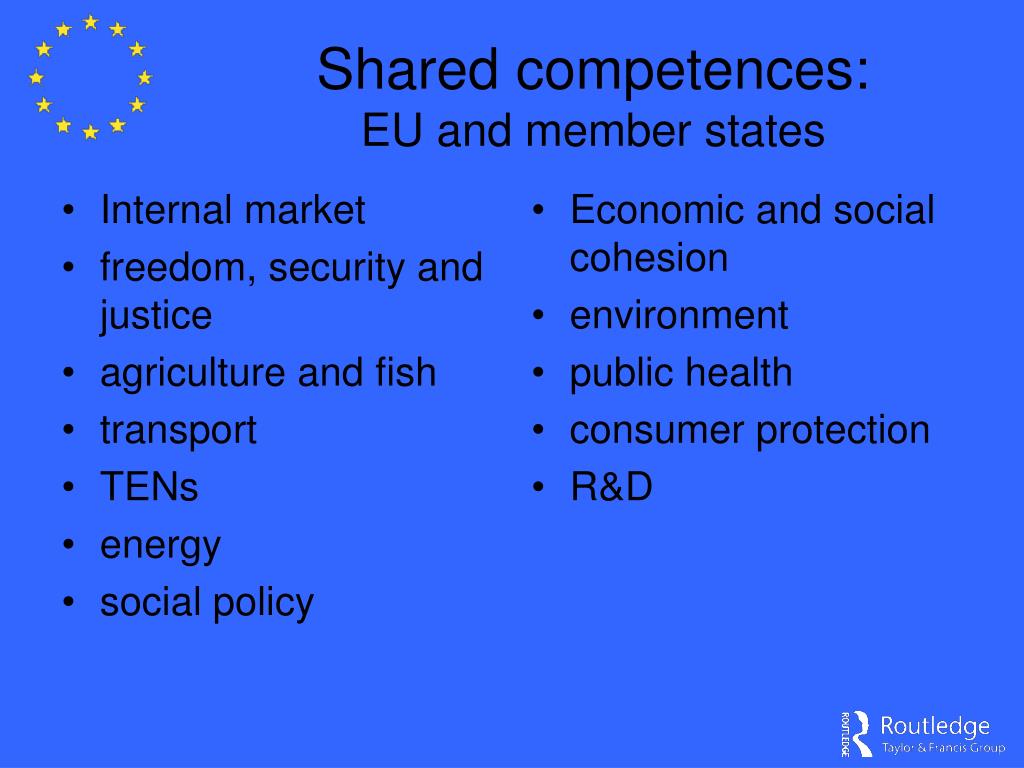Shared competence eu