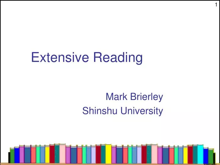 extensive reading n.