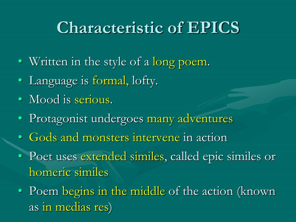 PPT Epic And Myth PowerPoint Presentation Free Download ID 3089310