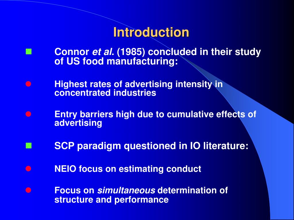 PPT - Evolution of Food and Agricultural Market Structure and the Rise ...