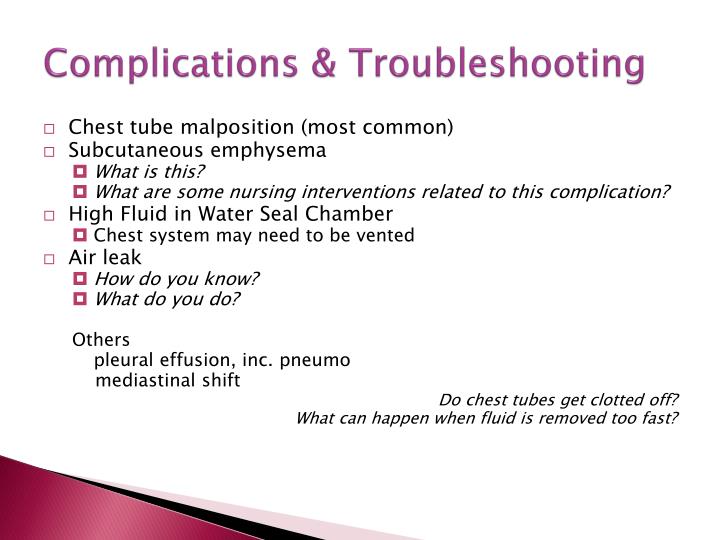 PPT Chest Tubes PowerPoint Presentation ID3090007