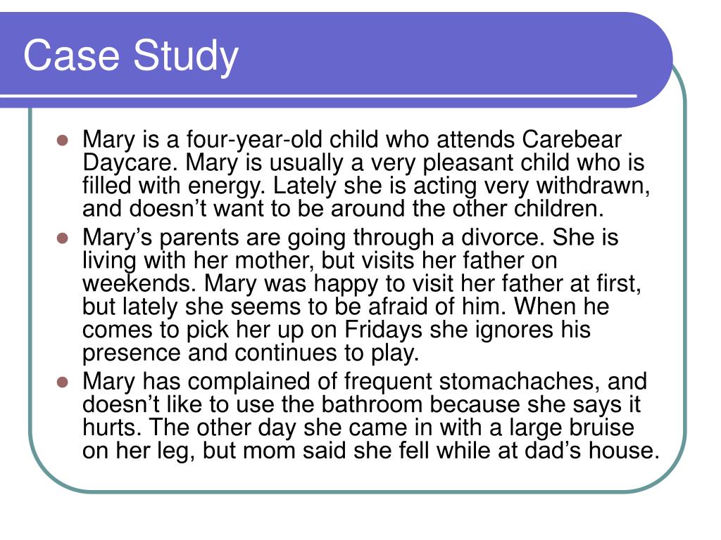 child abuse and neglect case study