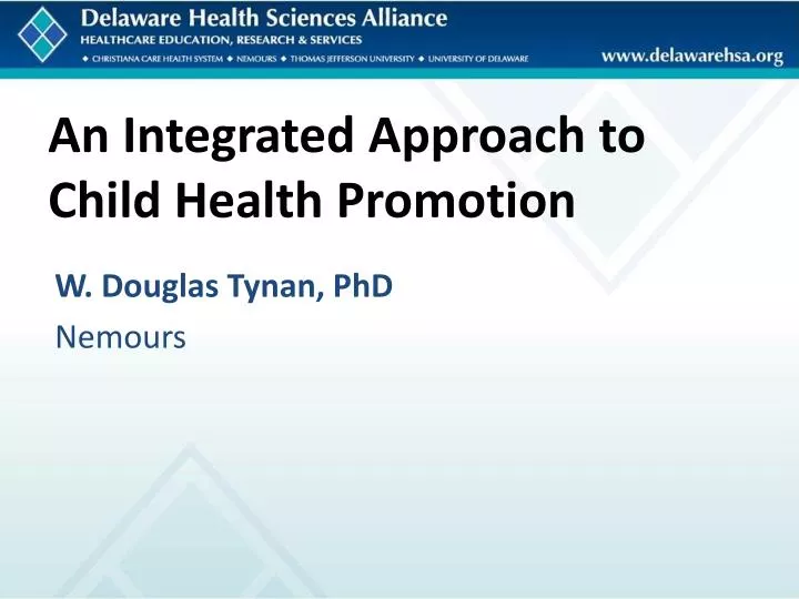 ppt-an-integrated-approach-to-child-health-promotion-powerpoint