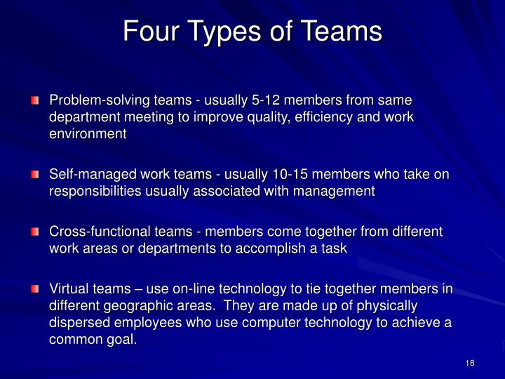 4 Types Of Team Players