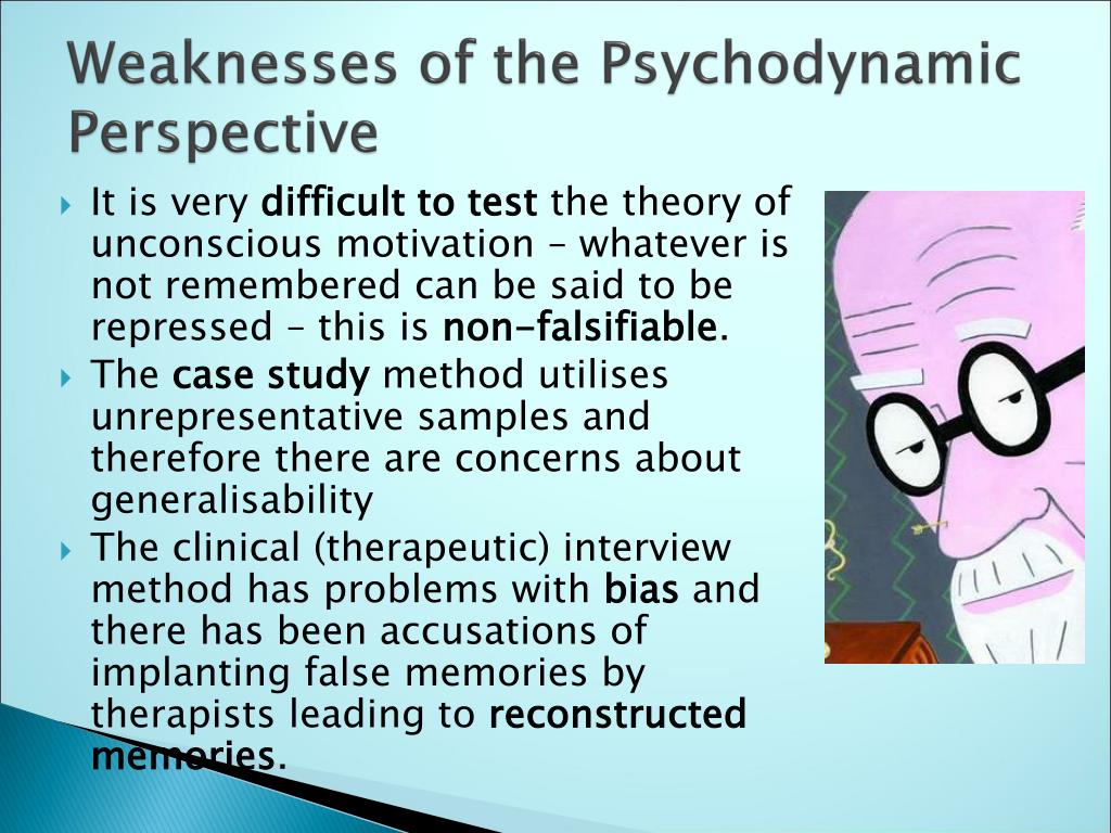 Strengths And Weaknesses Of Psychodynamic Theory