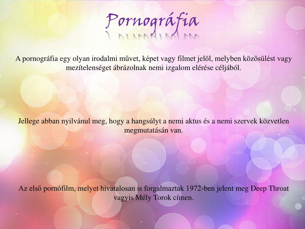 PPT - Internet sex és pornográfia PowerPoint Presentation, free