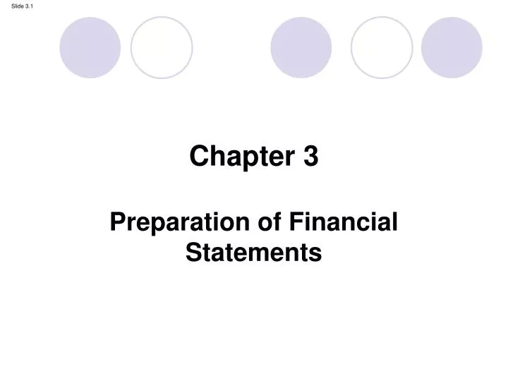 ppt chapter 3 preparation of financial statements powerpoint presentation id 3094702 retained earnings in trial balance