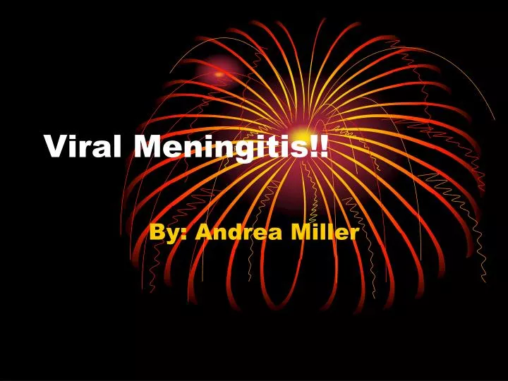 viral meningitis n.