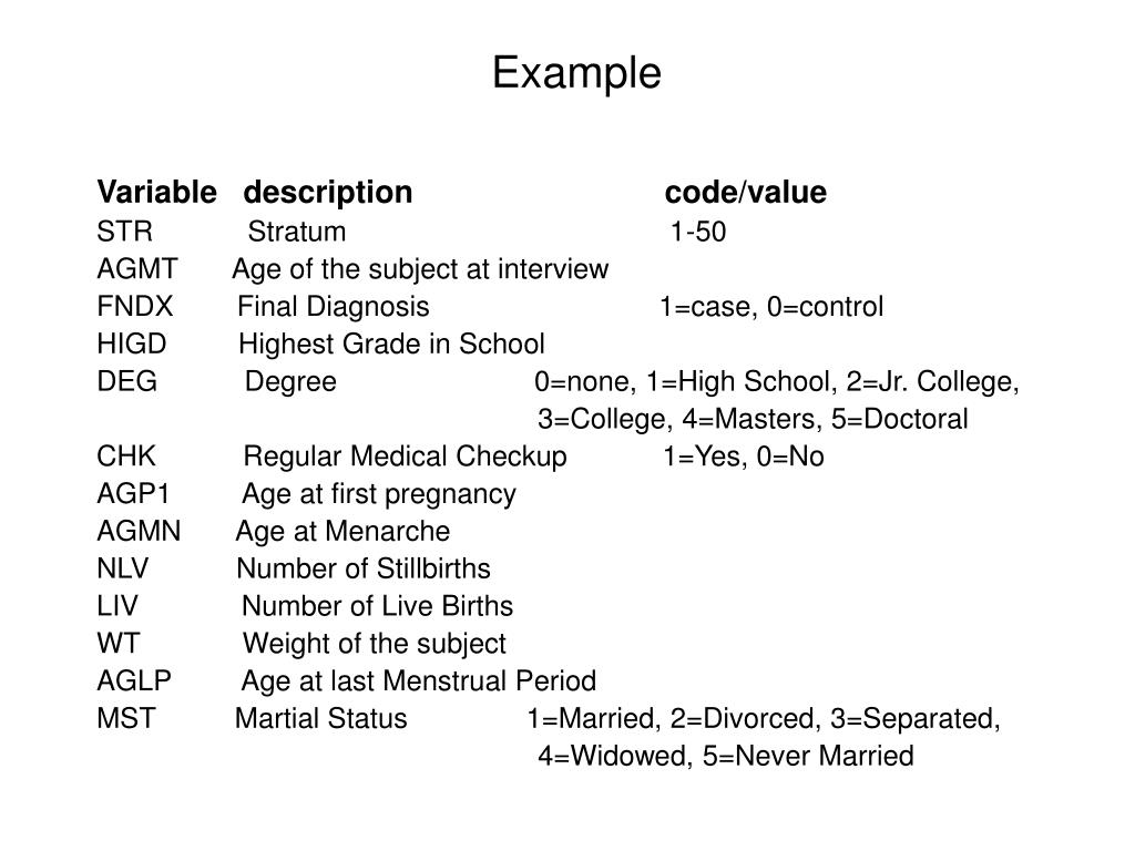 Ppt Conditional Logistic Regression Powerpoint Presentation Free Download Id3096357