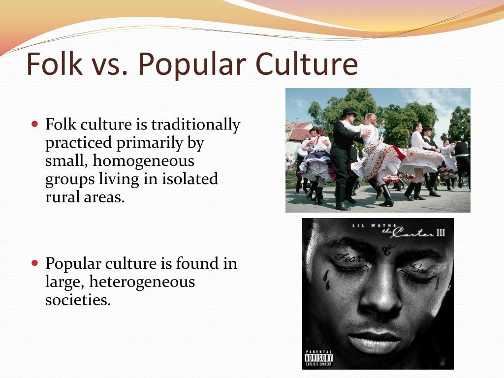 folk culture vs popular culture essay