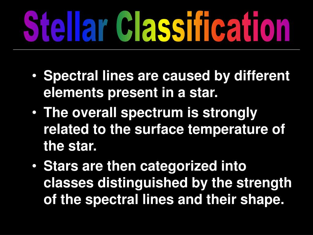 PPT - Stellar Classification PowerPoint Presentation, free download