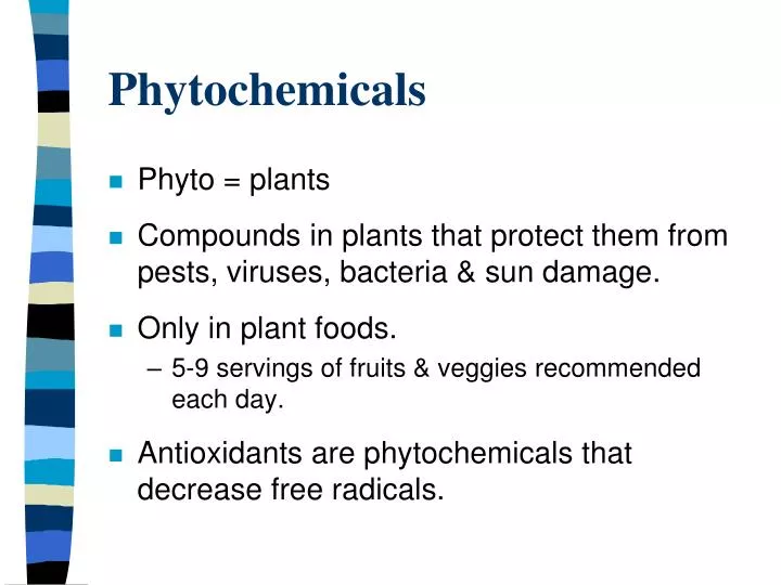 PPT  Phytochemicals PowerPoint Presentation, free download  ID3097120