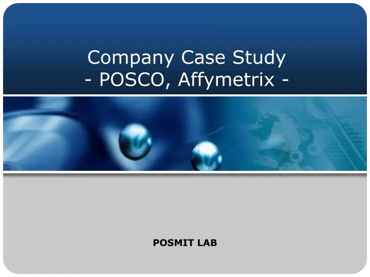 company case study company case study