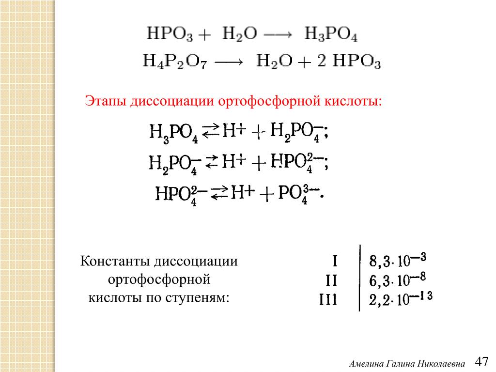 Распад фосфора. Константа диссоциации фосфорной кислоты по ступеням. Диссоциация фосфорной кислоты константы диссоциации. Константа диссоциации фосфорной кислоты. Уравнение диссоциации фосфорной кислоты.