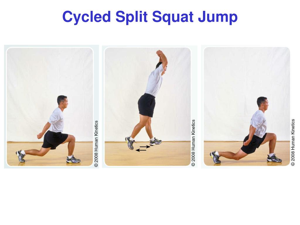 split squat jumps