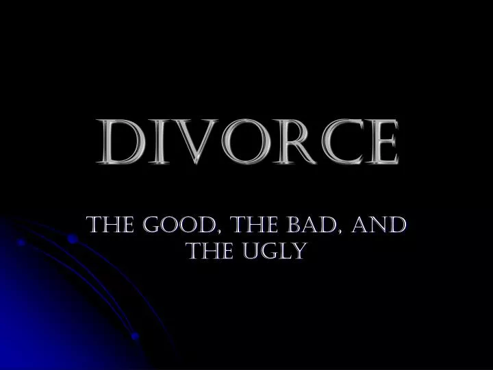 PPT Divorce PowerPoint Presentation Free Download ID 3099764