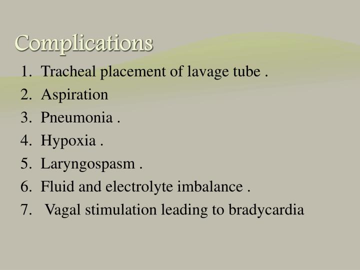 PPT Gastric Lavage PowerPoint Presentation ID3100161