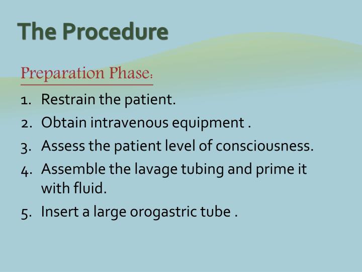PPT Gastric Lavage PowerPoint Presentation ID3100161