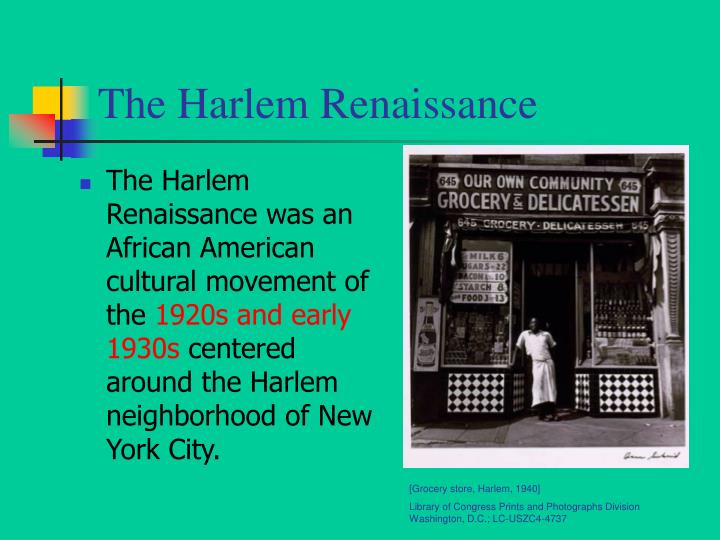 PPT - Ralph Waldo Ellison The Harlem Renaissance PowerPoint ...