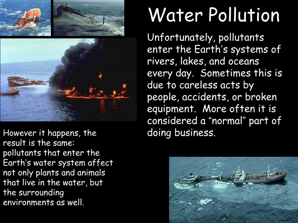 effects of water pollution presentation