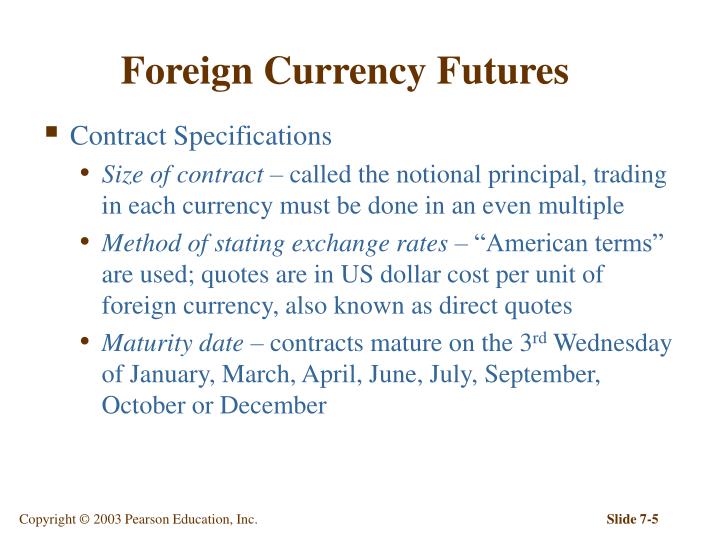 Ppt Foreign Currency Derivatives Point Presentation Id 3102362 Foreign Currency Futures