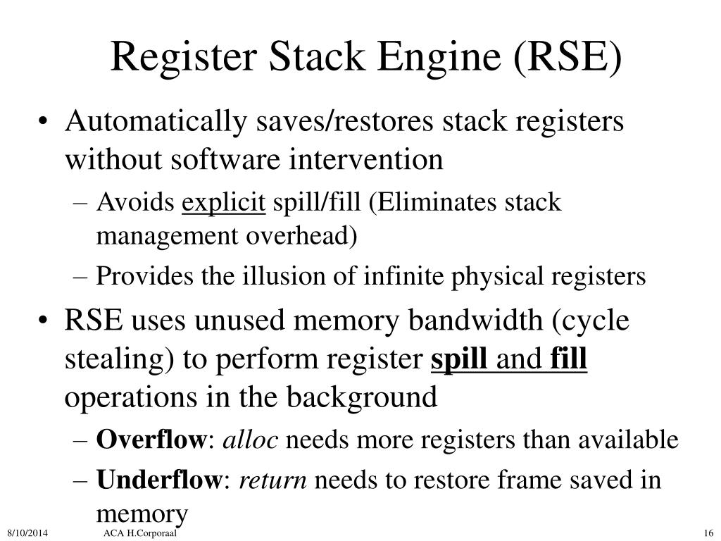 PPT - Advanced Computer Architecture 5MD00 / 5Z033 EPIC / Itanium ...