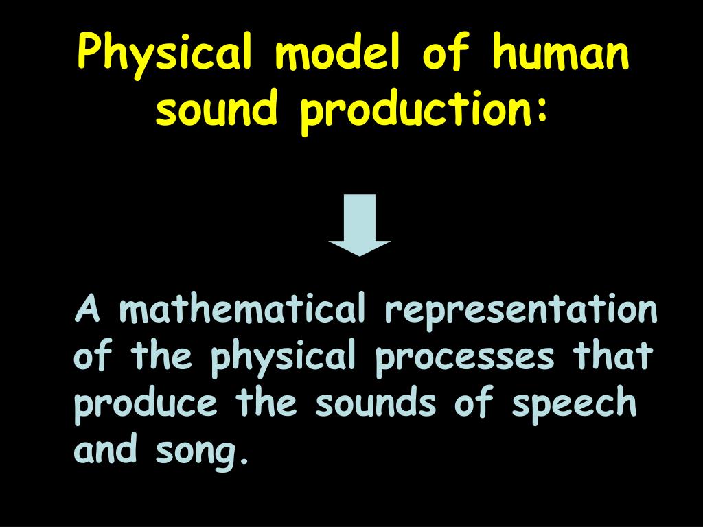 Sound Mathematic Model PPT - Mathematical Model of Human Sound Production and Vocal Quality ...