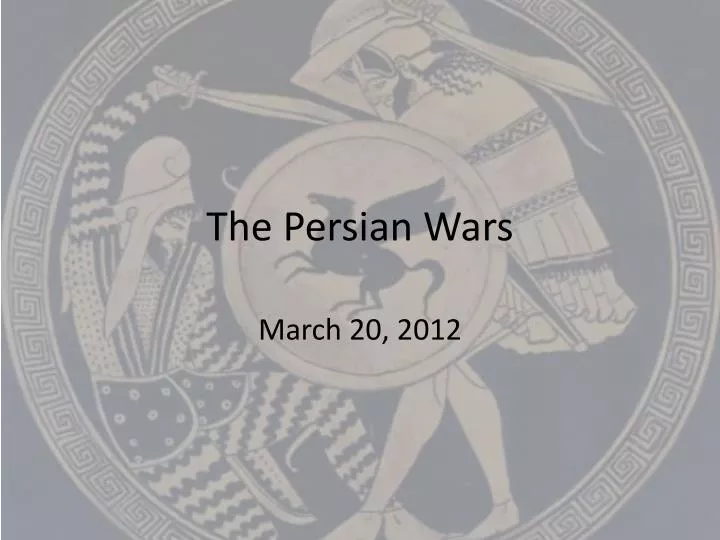 the persian wars n.