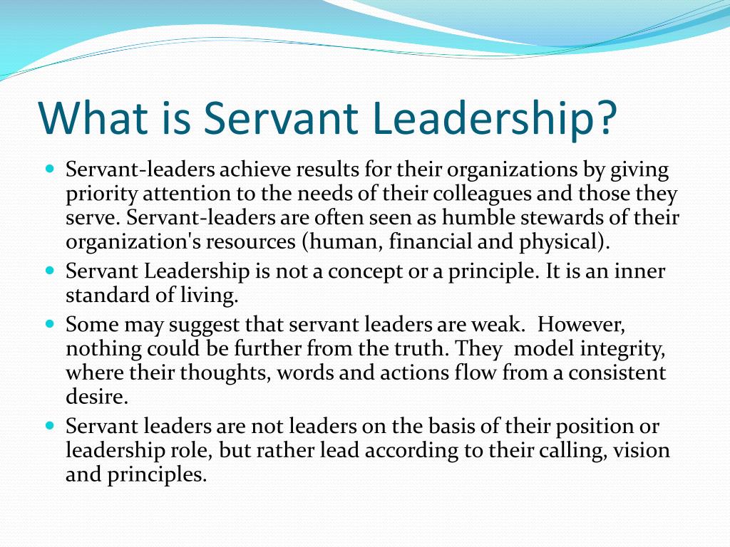 powerpoint presentation on servant leadership