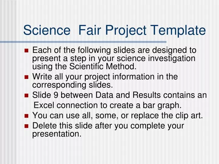 PPT Science Fair Project Template PowerPoint Presentation free PPT Science Fair Project Template PowerPoint Presentation free