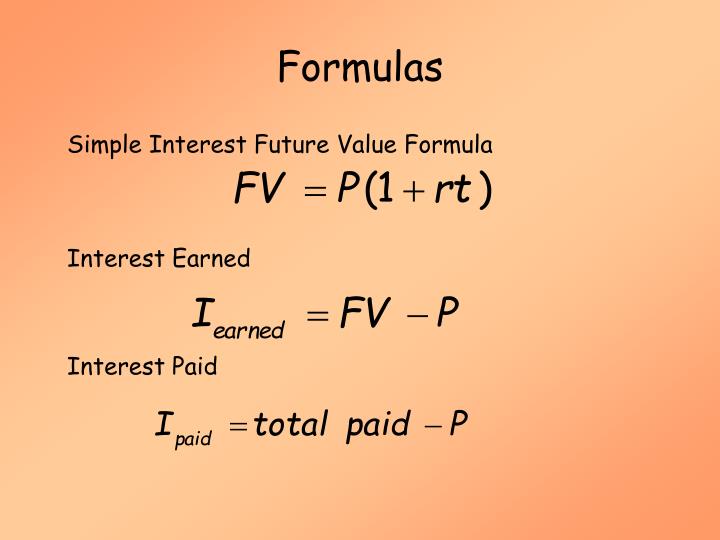 PPT - Simple Interest PowerPoint Presentation - ID:3103920