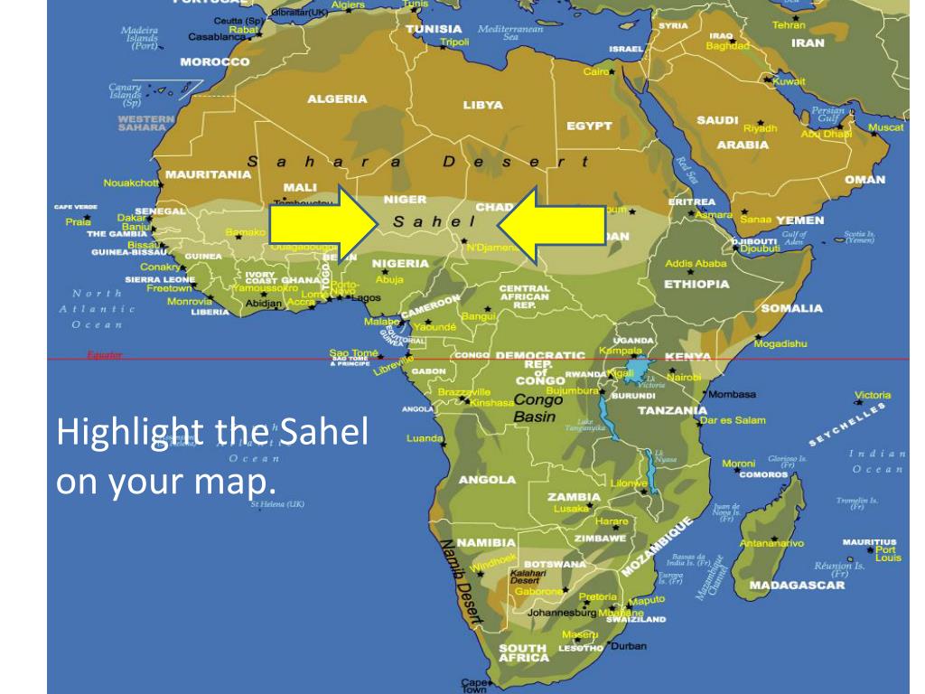 Physical Map Great Rift Valley