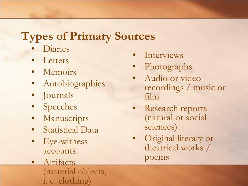Is Map A Primary Or Secondary Source 