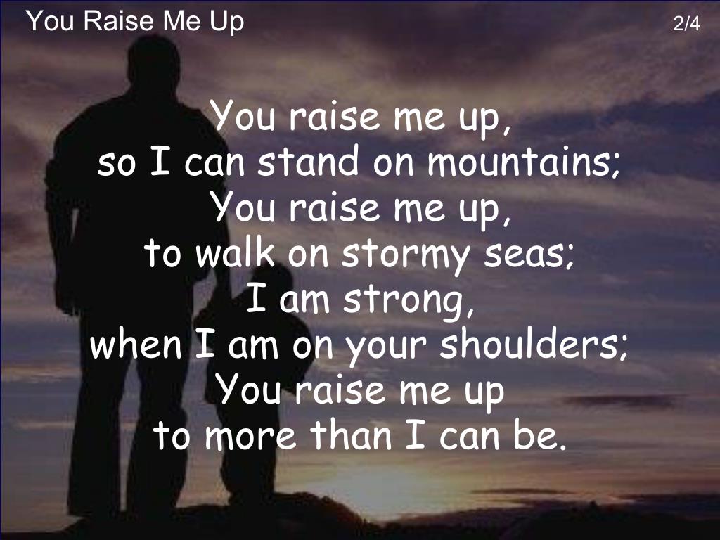 PPT - Be Still My Soul, You Raise Me Up 1/6 PowerPoint Presentation -  ID:3104475