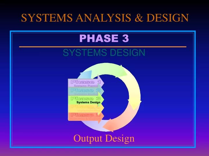 PPT - SYSTEMS ANALYSIS & DESIGN PowerPoint Presentation, free download ...
