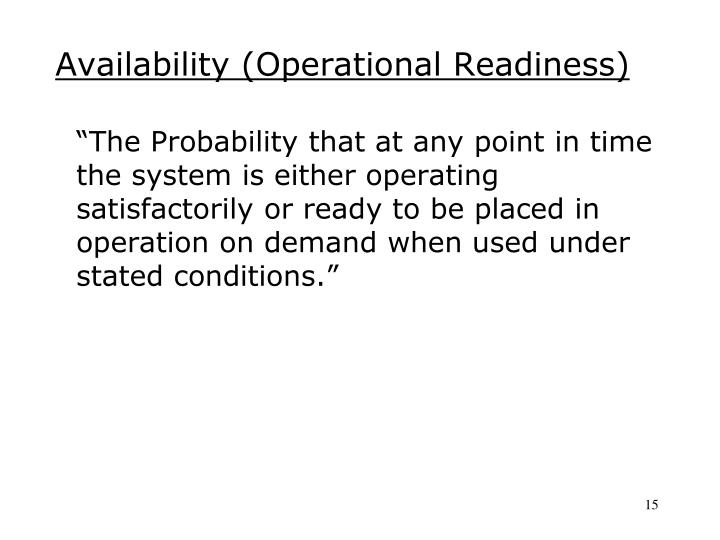 ppt systems availability concepts