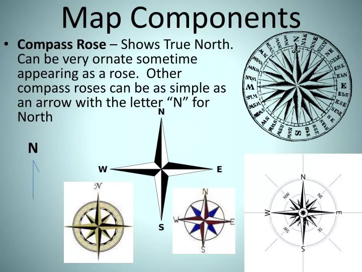 PPT - Map Components PowerPoint Presentation, free download - ID:3105158