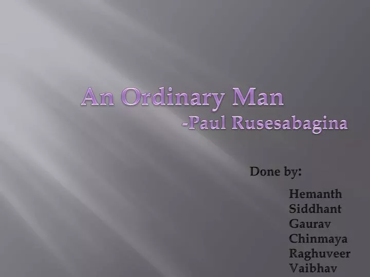 an ordinary man by paul rusesabagina an ordinary man by paul rusesabagina